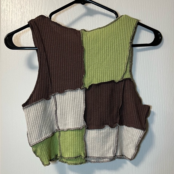 Garage Patchwork Ribbed Tank - Picture 3 of 4